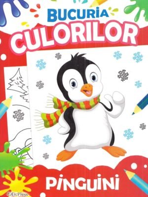 bucuria culorilor. pinguini