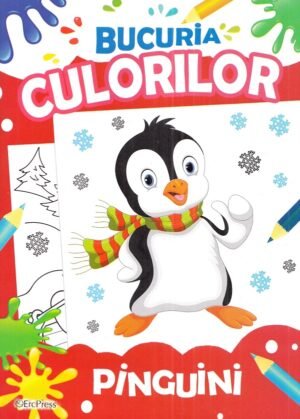 bucuria culorilor. pinguini