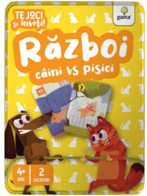 Război câini vs pisici (joc educativ interactiv)