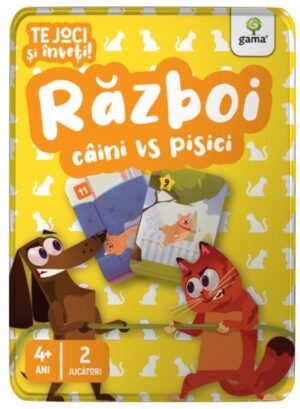 Război câini vs pisici (joc educativ interactiv)