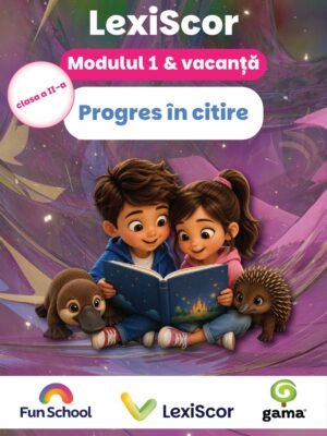 Pachet Lexiscor PROGRES ÎN CITIRE clasa a II-a: modul 1 & vacanță