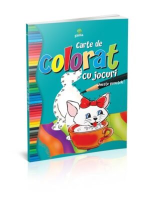 Carte de colorat cu jocuri
