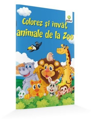 Colorez și învăț animale de la zoo