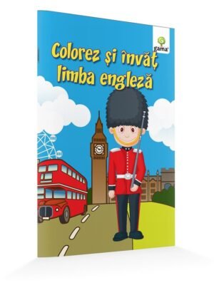 Colorez și învăț cuvinte în limba engleză