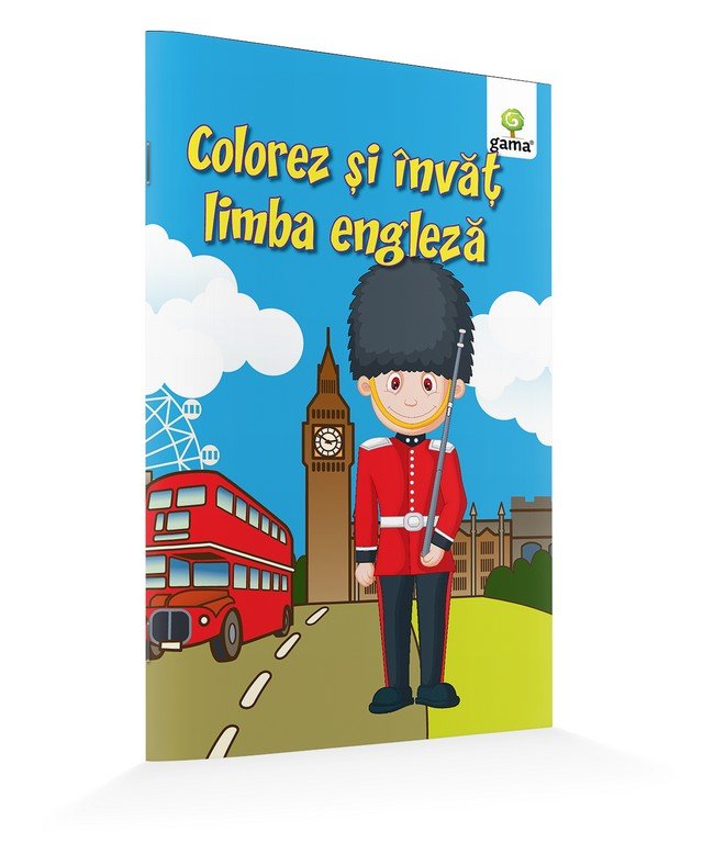 Colorez și învăț cuvinte în limba engleză