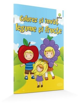 Colorez și învăț legume și fructe