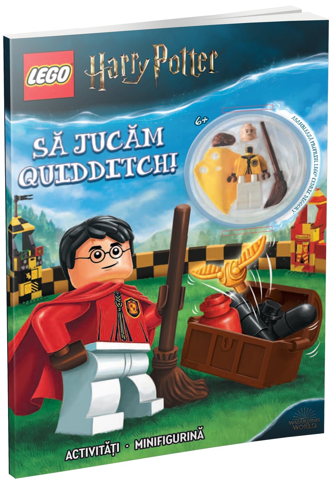 coperta-harry-potter-sa-jucam-quidditch Să jucăm Quidditch! (carte Lego de activități cu minifigurină)