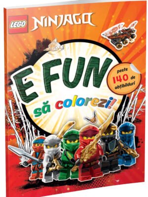 E fun să colorezi - Ninjago (carte Lego de colorat cu abțibilduri)