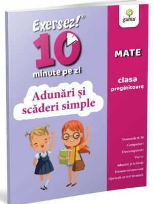 Adunări și scăderi simple • clasa pregătitoare
