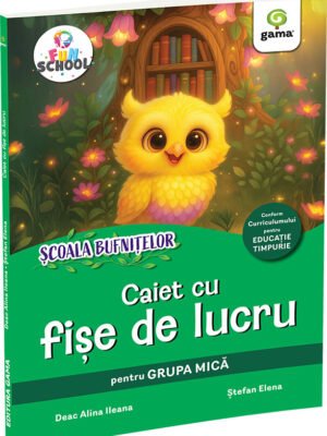 Caiet cu fișe de lucru grupa mică