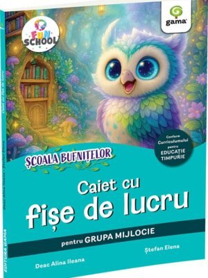 Caiet cu fișe de lucru pentru grupa mijlocie