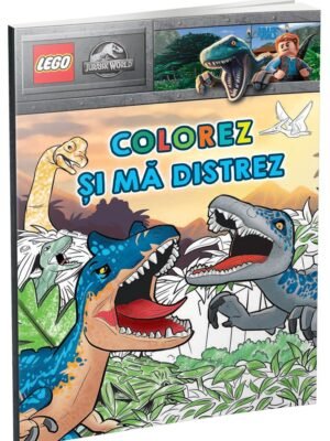 Colorez și mă distrez – Jurassic World (carte Lego de colorat)