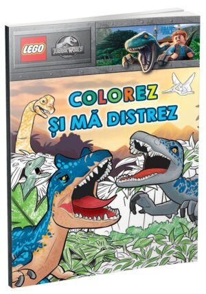 Colorez și mă distrez – Jurassic World (carte Lego de colorat)
