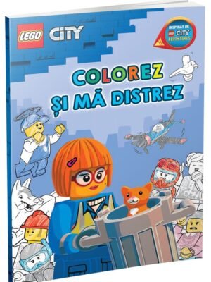 Colorez și mă distrez – Orașul LEGO (carte Lego de colorat)