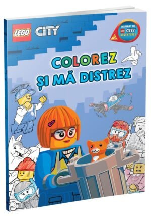 Colorez și mă distrez – Orașul LEGO (carte Lego de colorat)