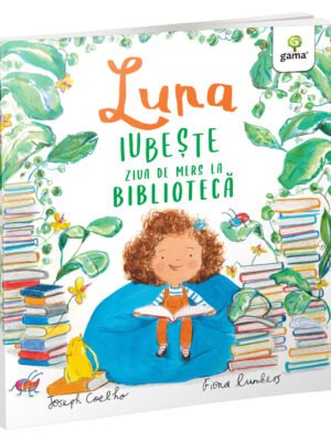 Luna iubește ziua de mers la bibliotecă