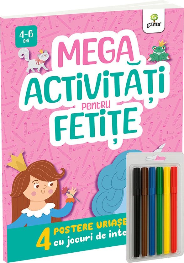 coperta_-_mega_activitati_pentru_fetite MEGA activități pentru fetițe