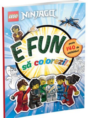 E fun să colorezi! – Ninjago (carte Lego de colorat cu abțibilduri)
