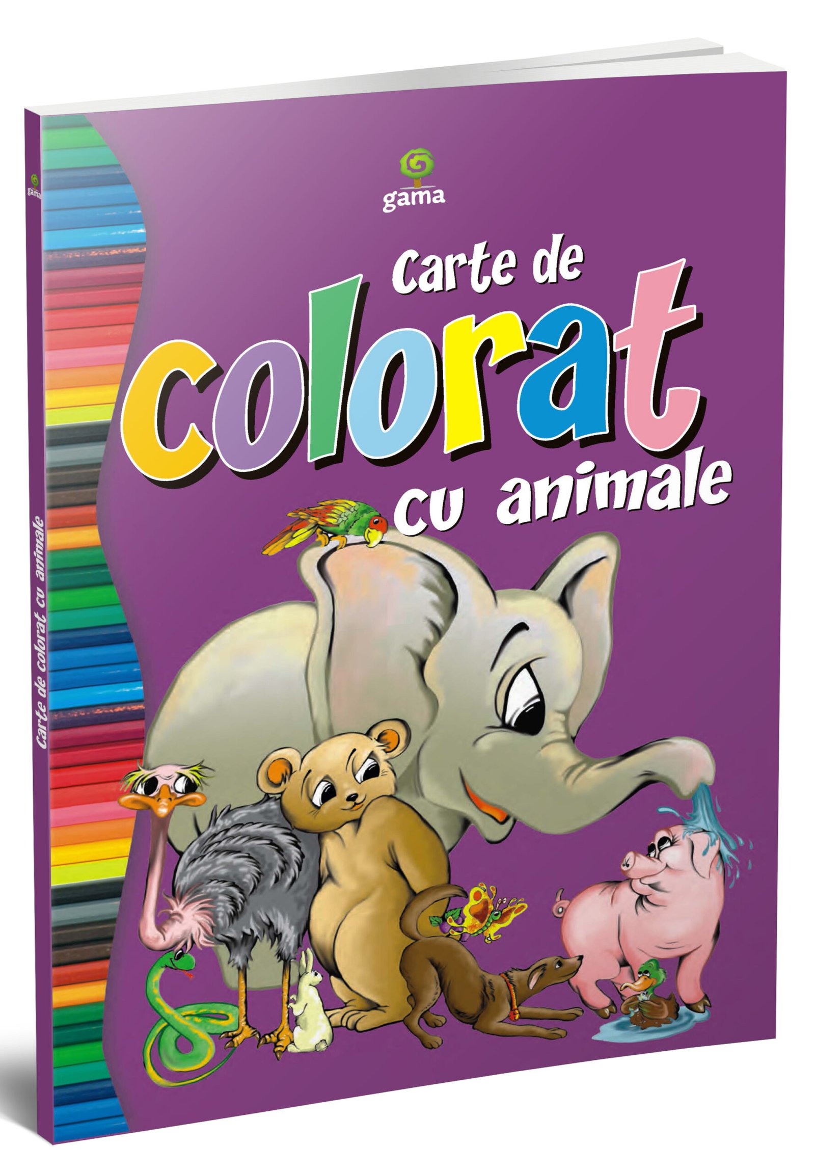 cu_animale Carte de colorat cu animale