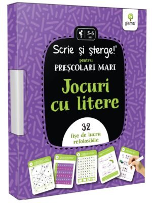 Jocuri cu litere • pentru preșcolari mari