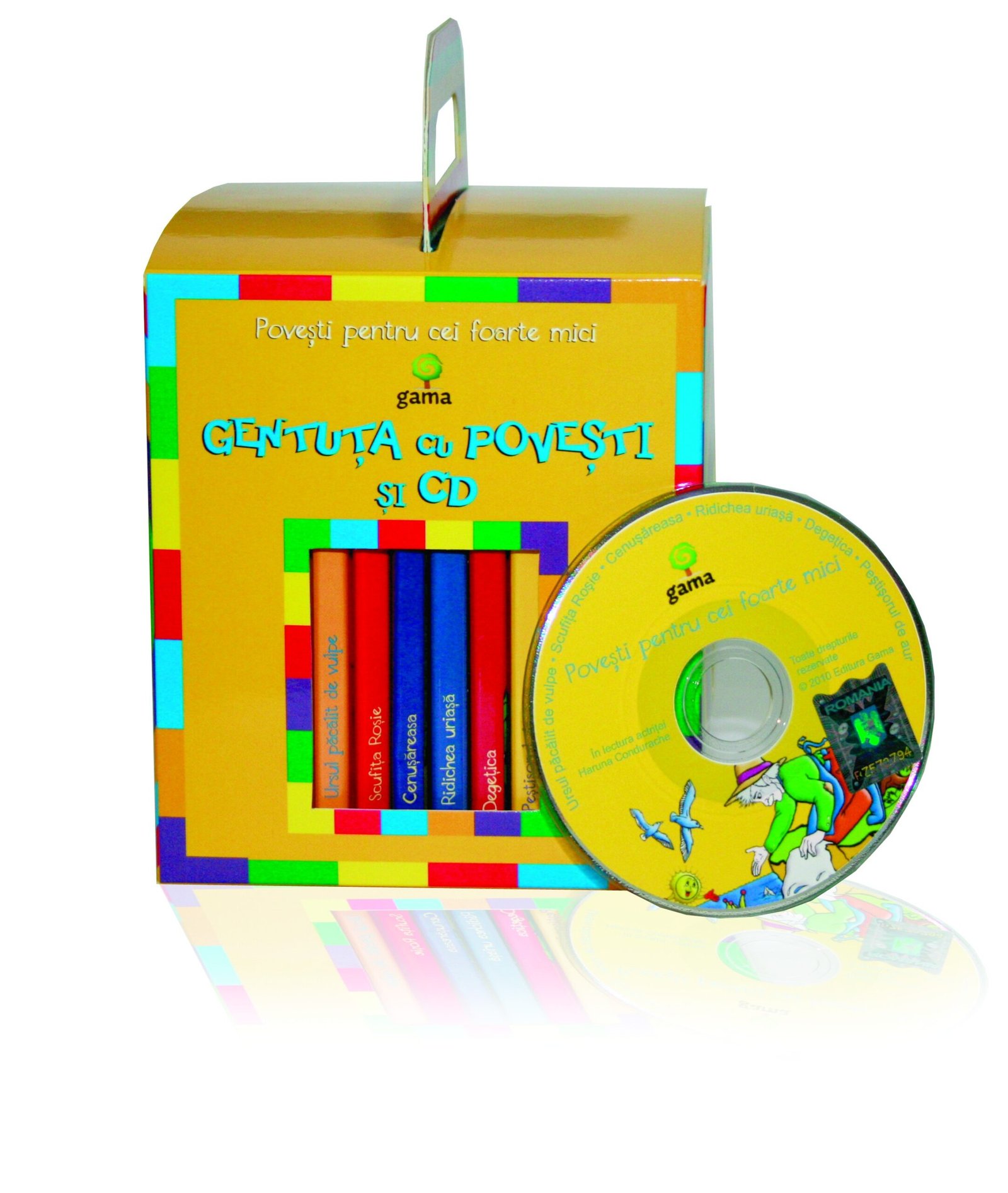 gentuta_galbena Gentuţa galbenă cu poveşti şi CD