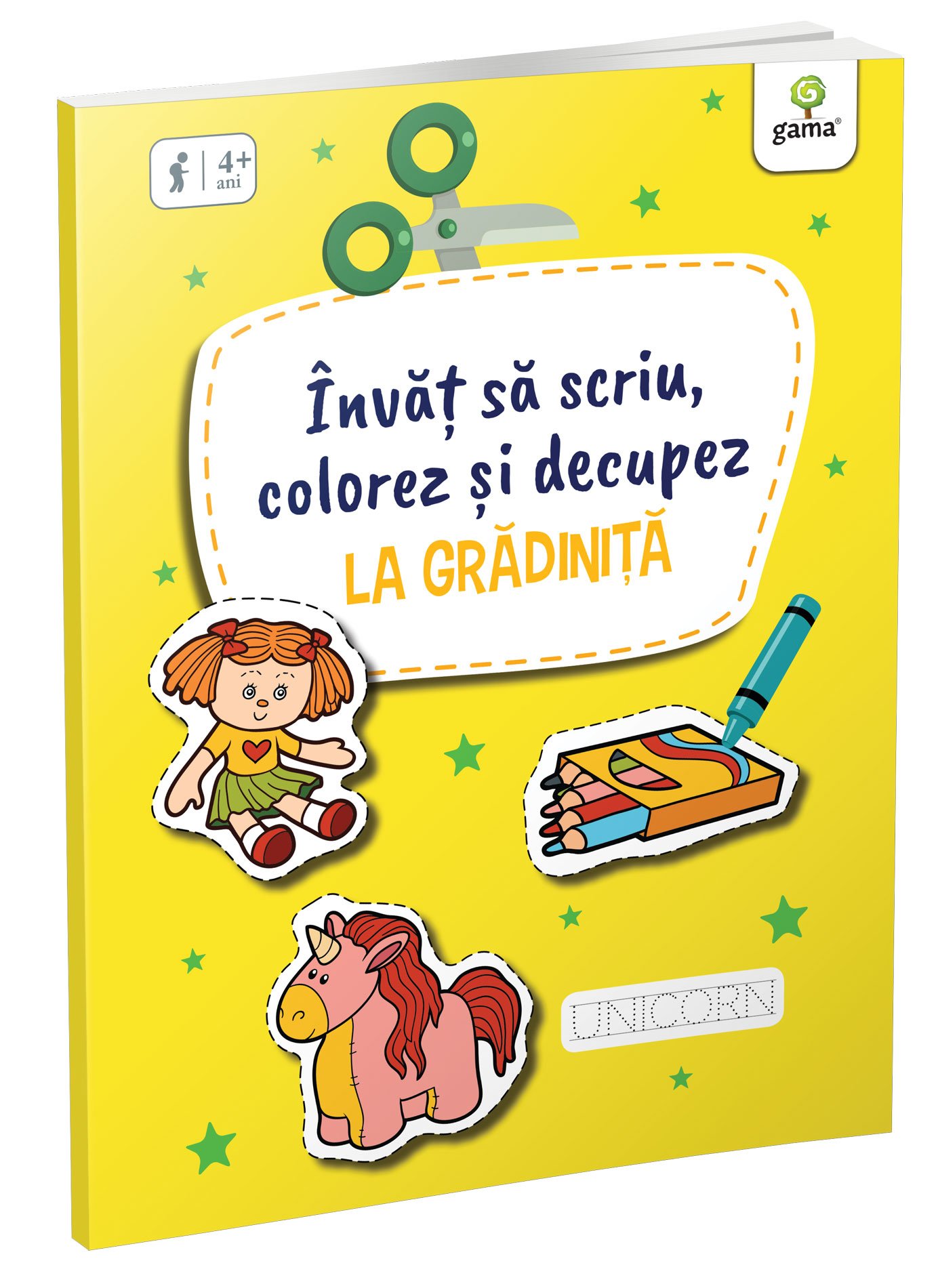gradinita Învăț să scriu, colorez și decupez la Grădiniță