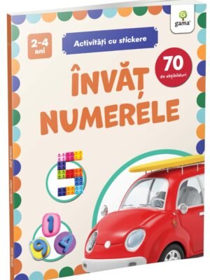 Învăț numerele (carte cu stickere)