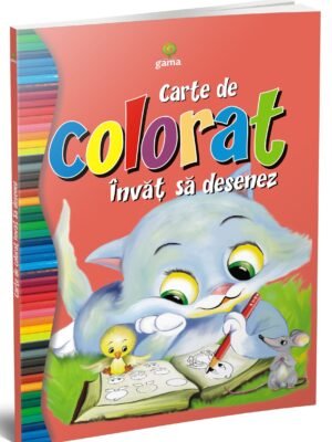 Carte de colorat învăţ să desenez