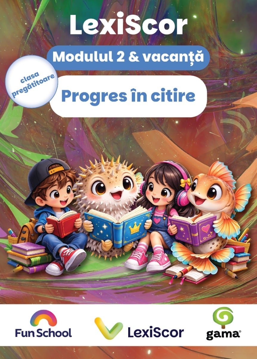 Pachet Lexiscor PROGRES ÎN CITIRE clasa pregătitoare: modul 2 & vacanță