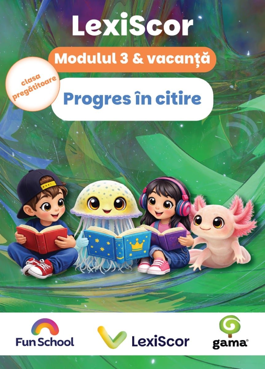 Pachet Lexiscor PROGRES ÎN CITIRE clasa pregătitoare: modul 3 & vacanță