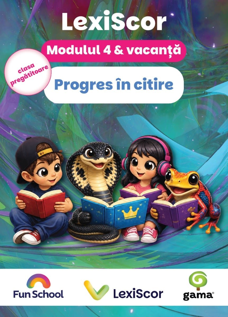 Pachet Lexiscor PROGRES ÎN CITIRE clasa pregătitoare: modul 4 & vacanță