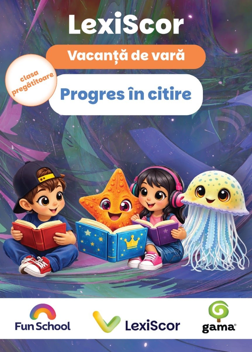 Pachet Lexiscor PROGRES ÎN CITIRE clasa pregătitoare: vacanța de vară