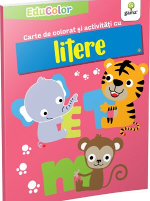 Carte de colorat și activități cu litere