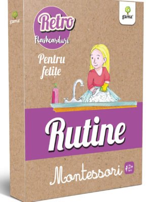 Rutine Montessori pentru fetițe (flashcarduri)