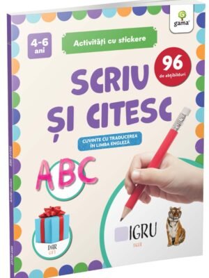 Scriu și citesc (carte cu stickere)