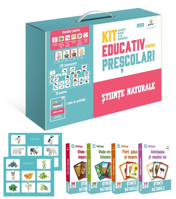 stiinte Științe naturale. Kit educativ pentru preșcolari