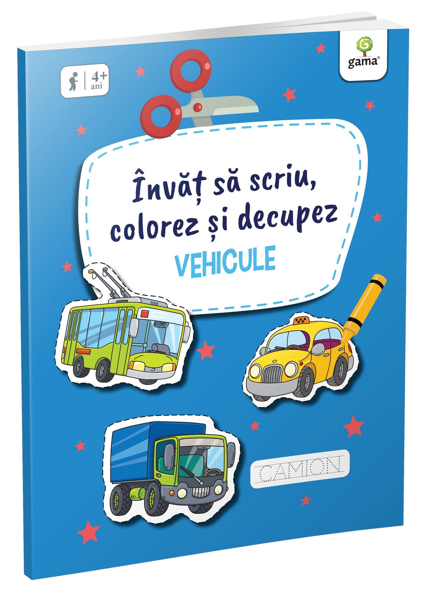 vehicule_2 Învăț să scriu, colorez și decupez • Vehicule