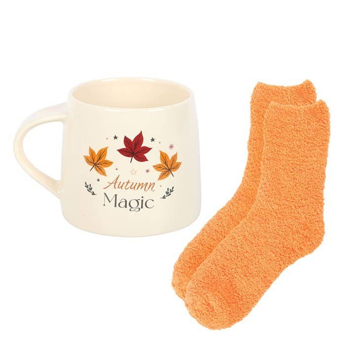 autumn magic mug and socks set 4 autumn magic mug and socks set 4