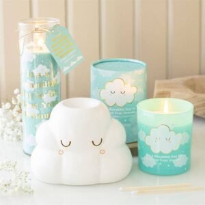 cloud print lavender chamomile candle 4