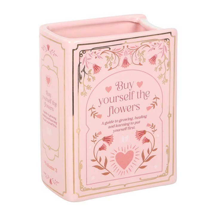 pink book shaped vase 2 pink book shaped vase 2