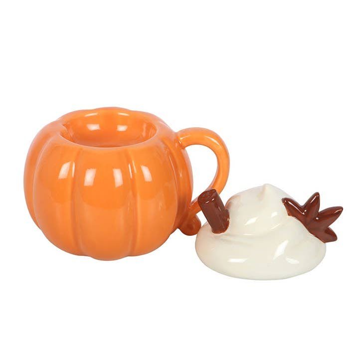pumpkin cream lidded autumn oil burner and wax warmer 4 pumpkin cream lidded autumn oil burner and wax warmer 4